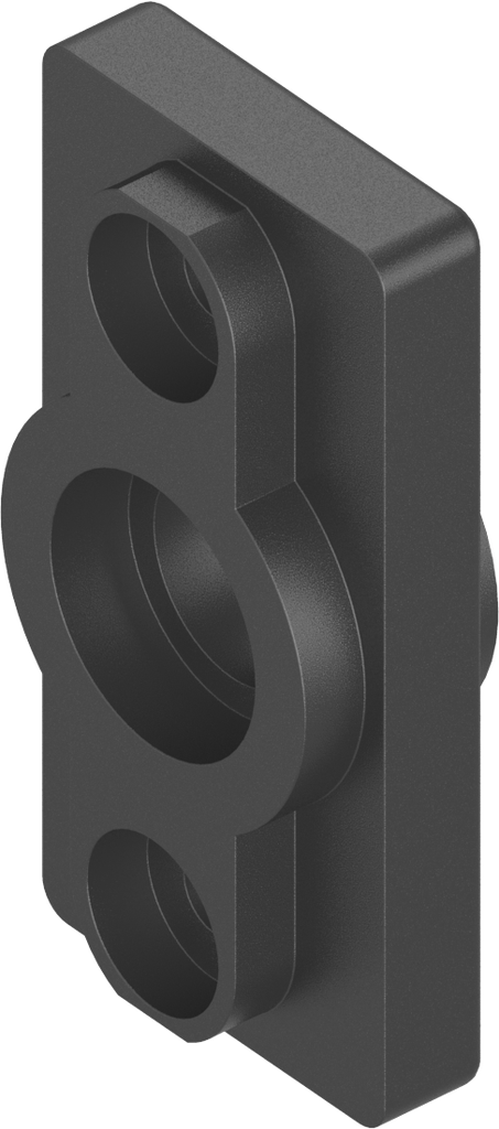 Bearing bush without stopper for Ts = 8 mm, Polyamide GF V0 black