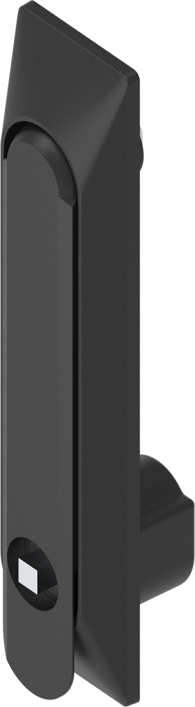 Schwenkgriff 1150 mit Universalmulde mit Betätigung Vierkant 6, Polyamid GF schwarz