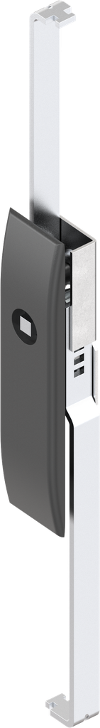 Escutcheon with rods with insert square 7, Polyamide GF black