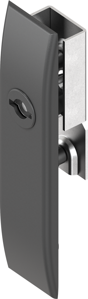 Embellecedor para varillas con inserto doble barra 3 y cubierta, poliamida GF negro