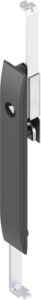 Schlüsselschild mit Schlossstangen mit Betätigung Dreikant 8, Polyamid GF schwarz