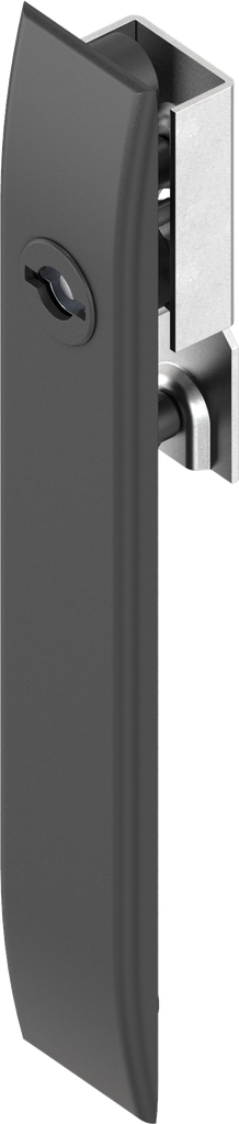 Embellecedor para varillas con inserto doble barra 5 y cubierta, poliamida GF negro