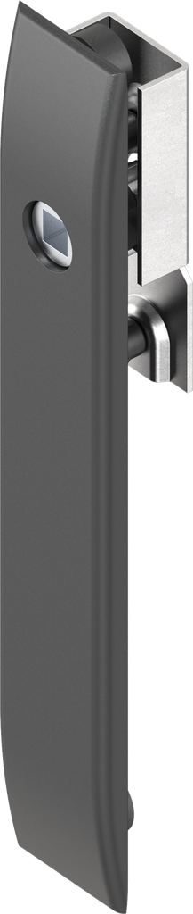 Schlüsselschild für Schlossstangen mit Betätigung Innen-Vierkant 8, Polyamid GF schwarz