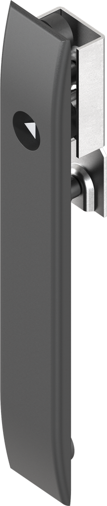 Schlüsselschild für Schlossstangen mit Betätigung Dreikant 6,5 CNOMO, Polyamid GF schwarz