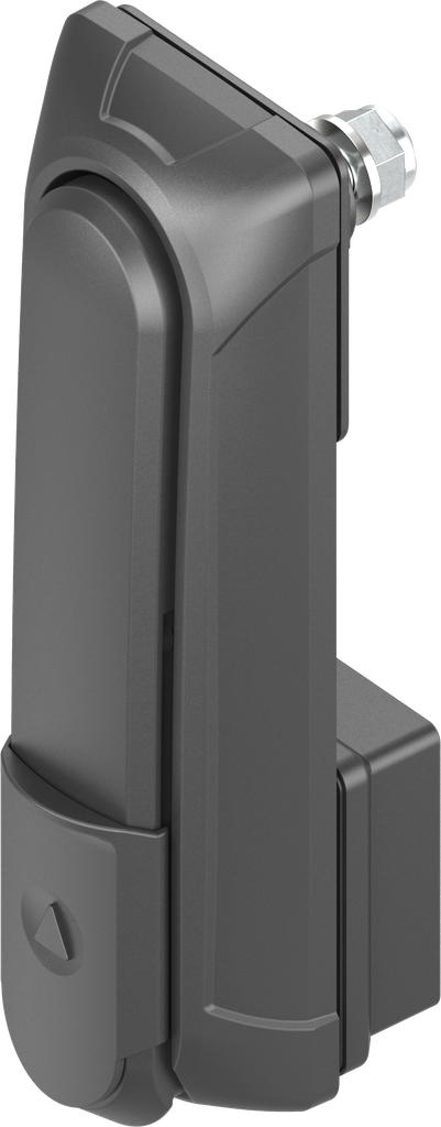 Maneta giratoria "corta" sin módulo de cierre, poliamida GF negro