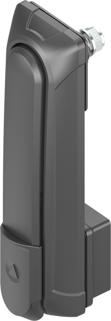 Maneta giratoria "larga" sin módulo de cierre, poliamida GF negro