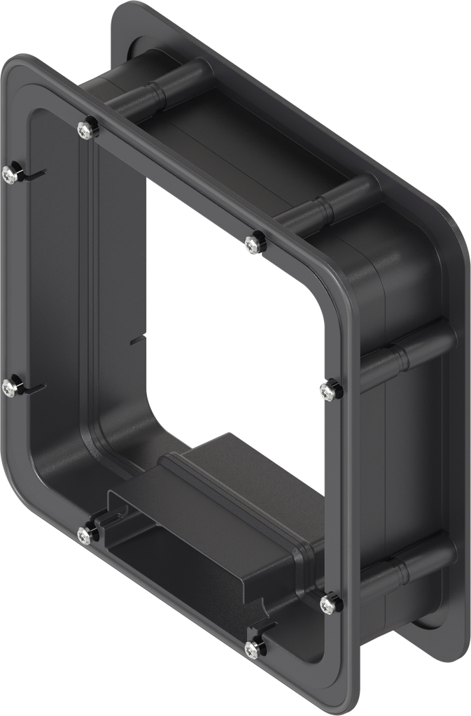 Marco espaciador espumado para Ts = 60 mm, ABS negro