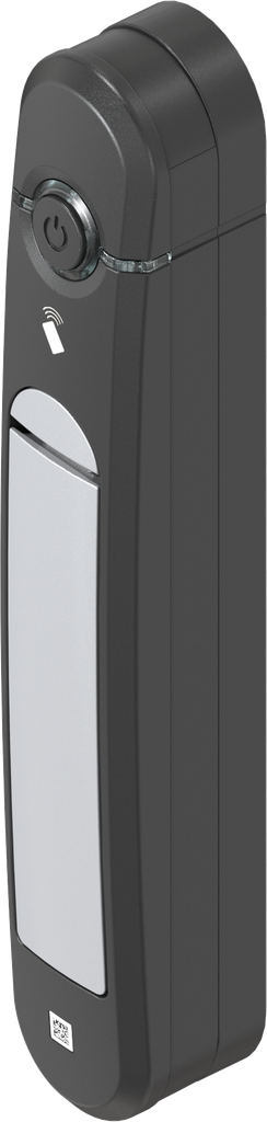 Schwenkgriff Agent E BLE, GD-Zn weißaluminium gepulvert und Polyamid GF schwarz