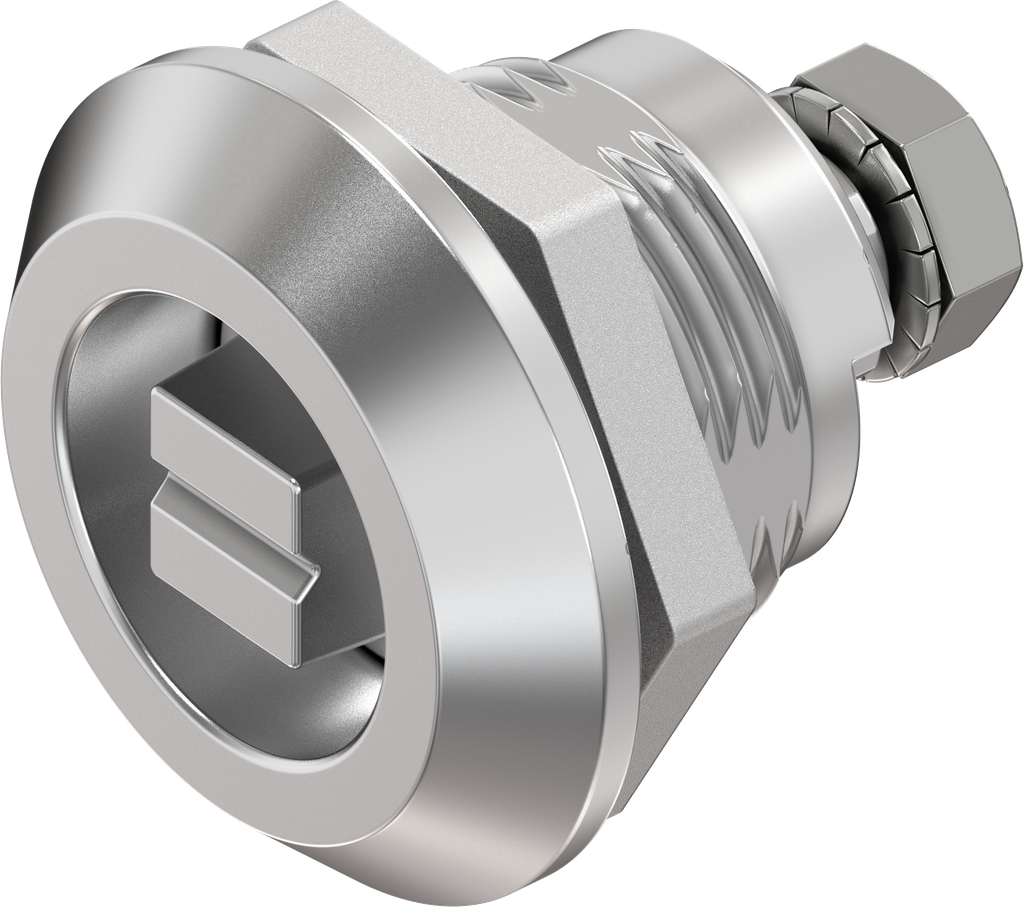 Vibration-resistant quarter turn railway version, Stainless steel AISI 316