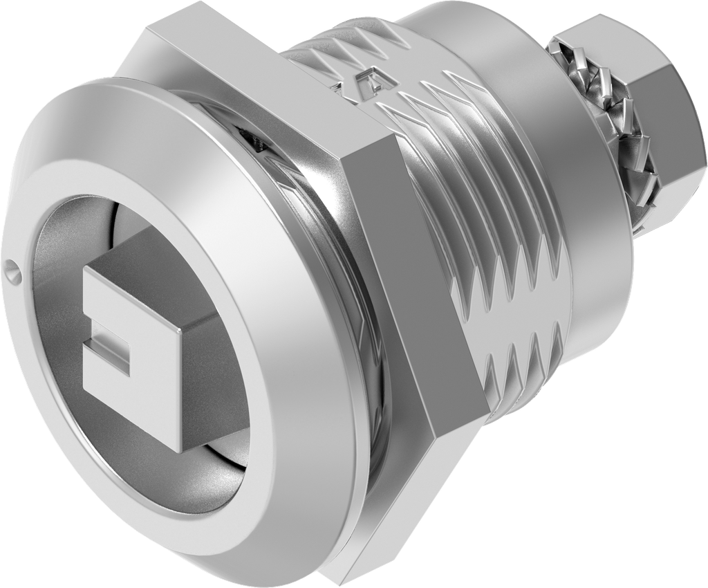 DSV GH=22 mit Betätigung VK 7.9 kon. 8.6, Edelstahl AISI 316