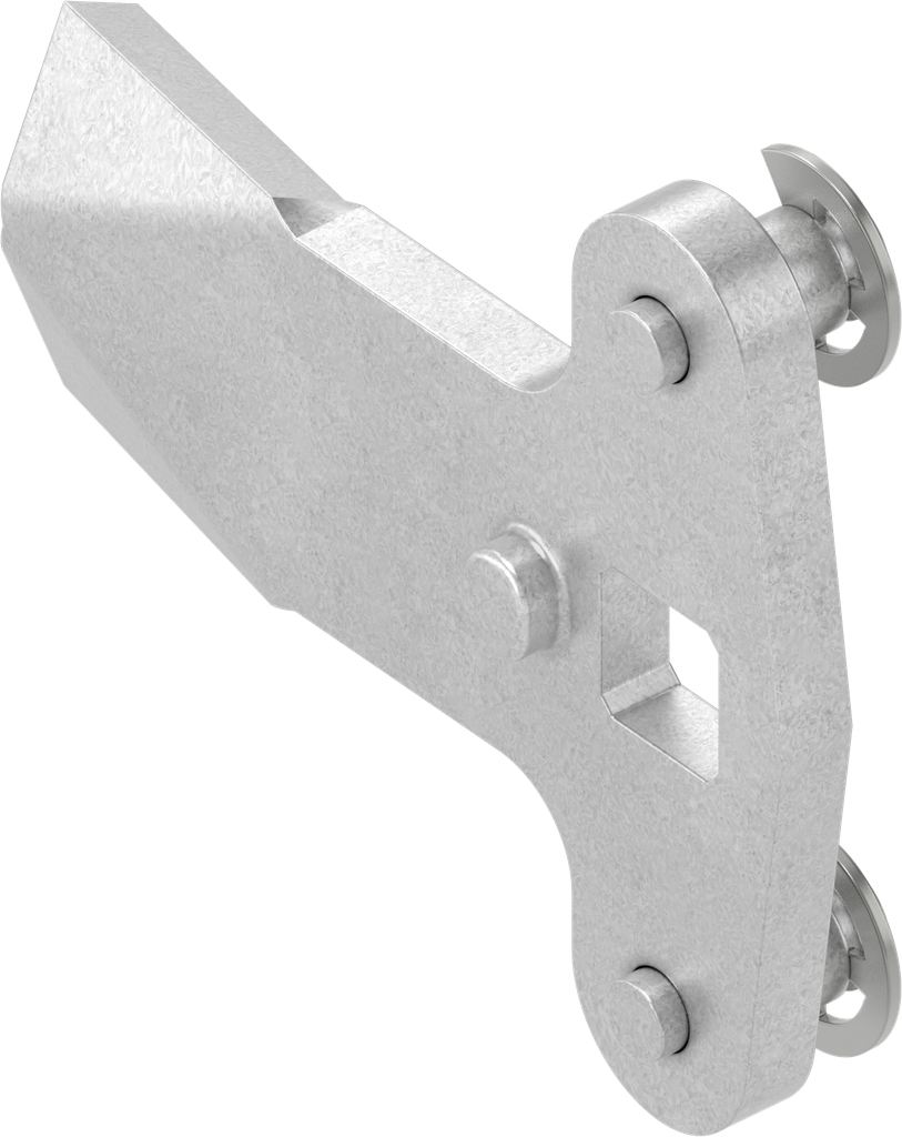 3-point cam, Steel zinc-plated