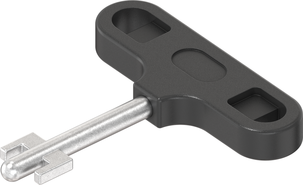 Llave para inserto FIAT, acero y poliamida negro