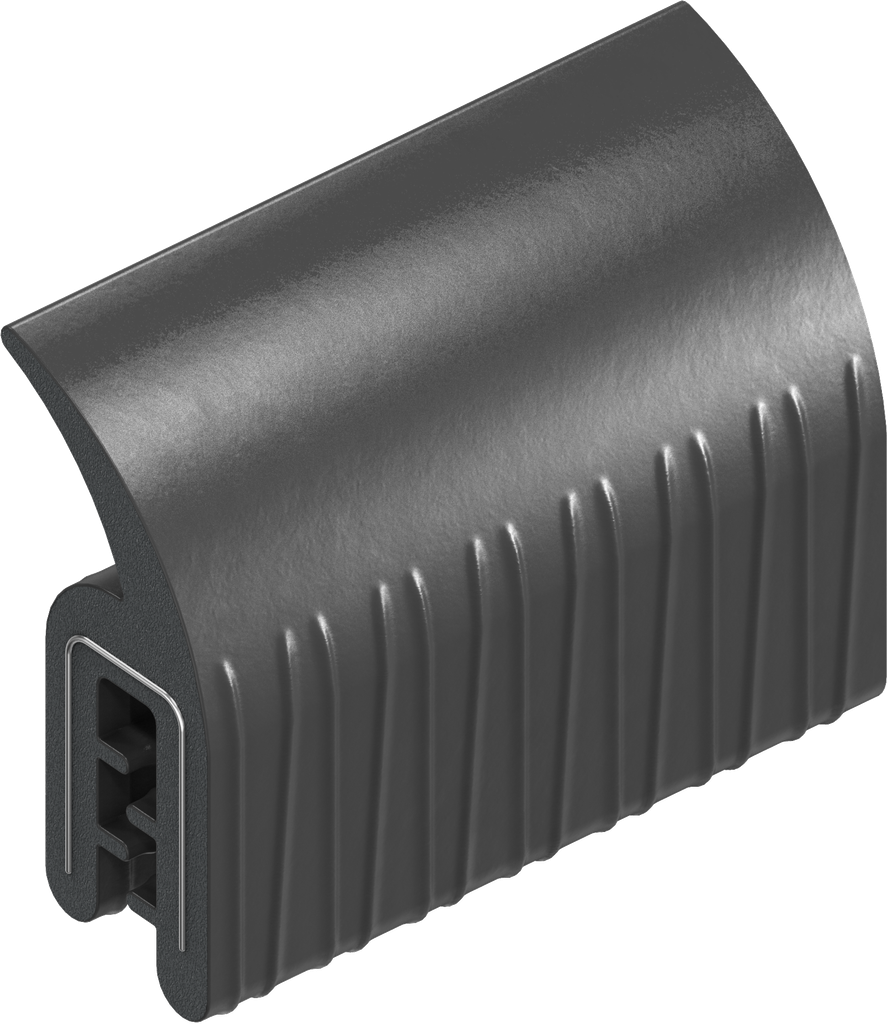 Sealing profile, self-clamping, EPDM 60 ± 5 Shore A black