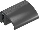 Sealing profile, self-clamping, EPDM 60 ± 5 Shore A black