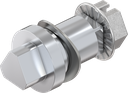 Insert triangular 6.5, Zinc die chrome-plated