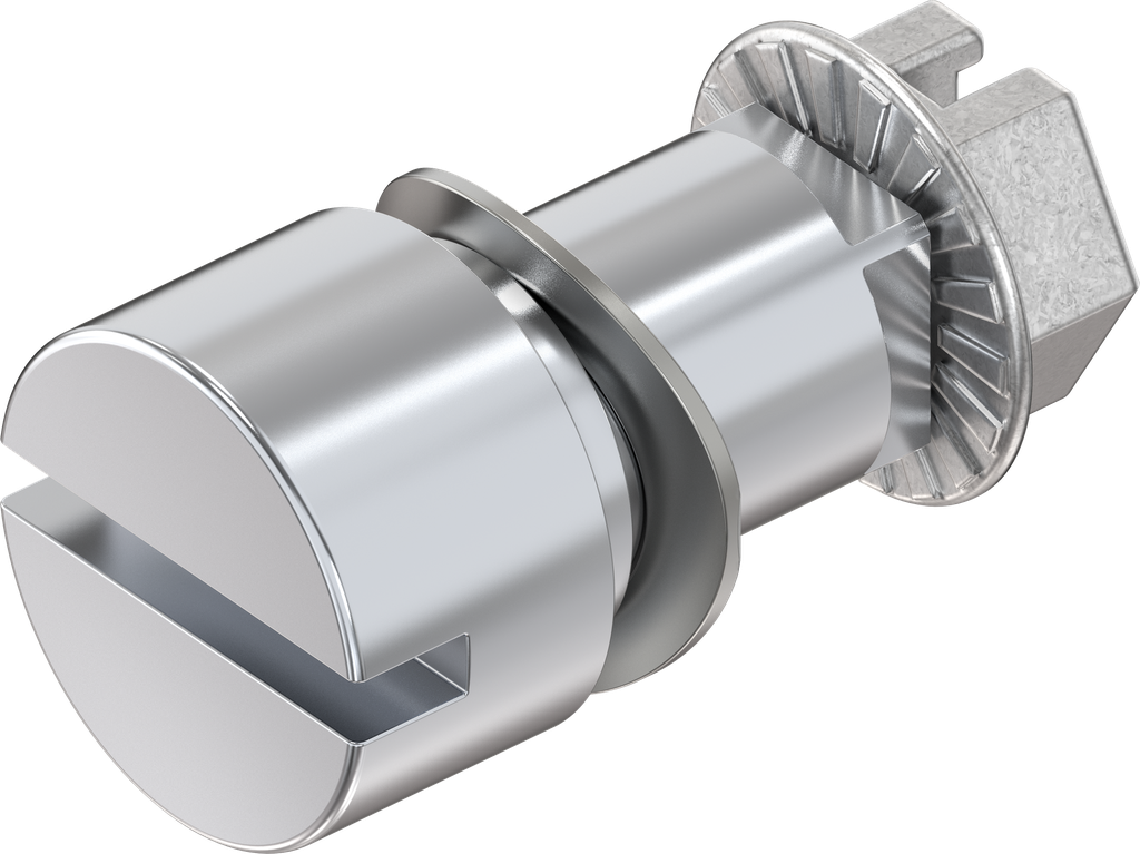 Betätigung Schlitz 1,5 x 3, GD-Zn verchromt
