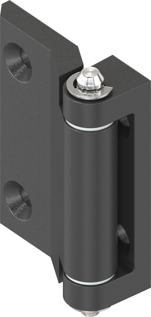 180° Scharnier, GD-Zn schwarz gepulvert
