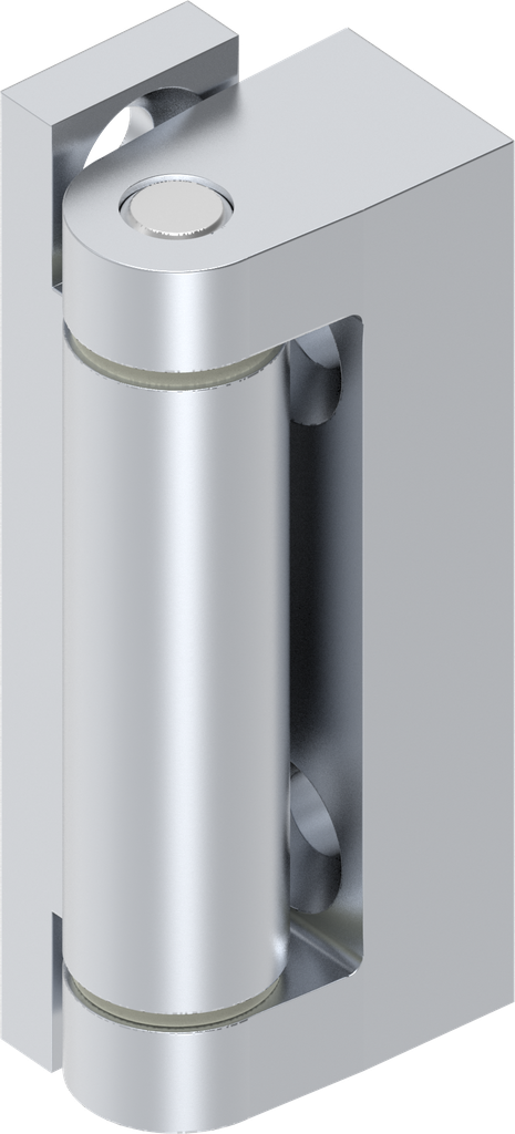 Anschraubscharnier.verchromt