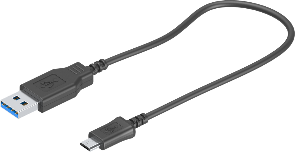 Cable adaptador USB Standard-A en USB Micro-B; 