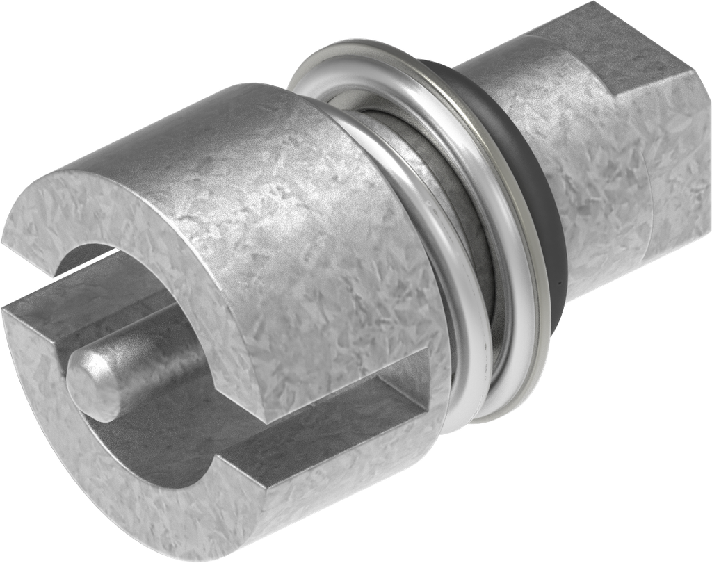 Betätigung Doppelbart 3, GD-Zn roh