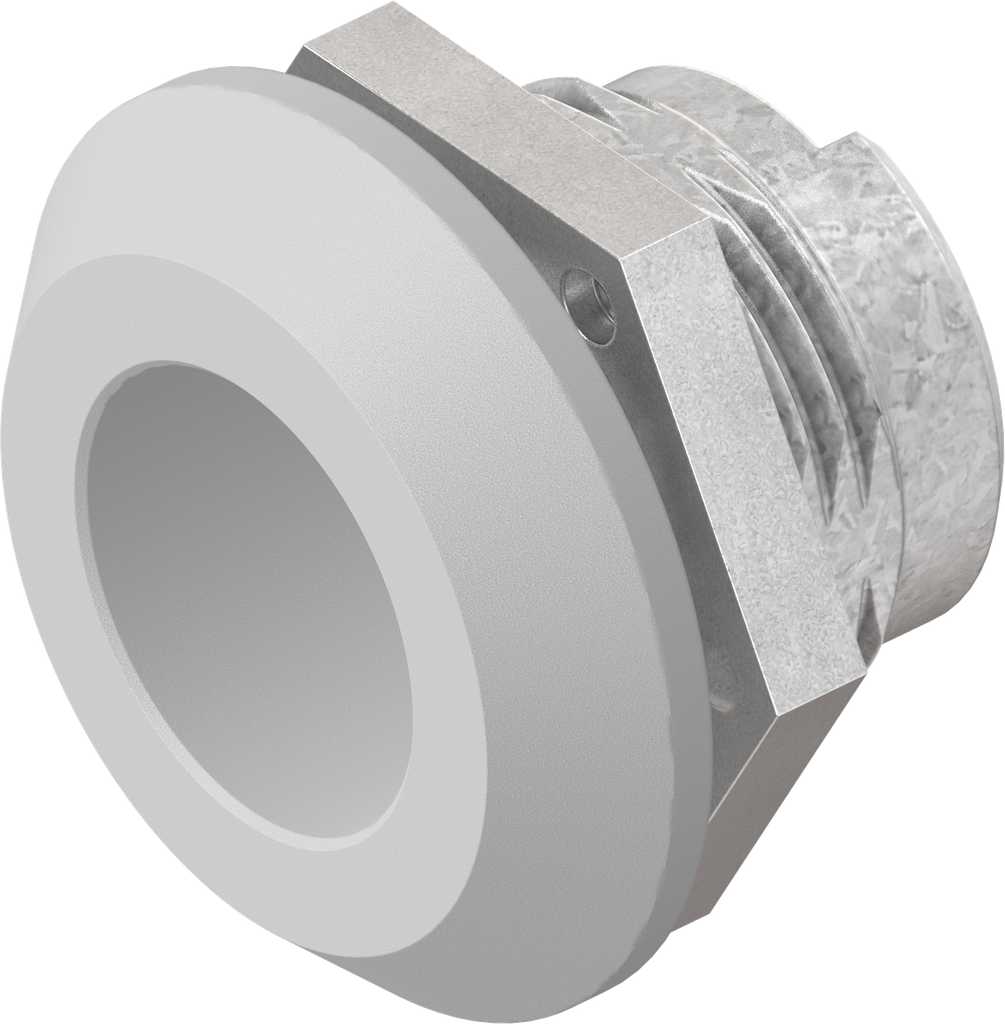 Carcasa, zamak recubierto de polvo gris luminoso