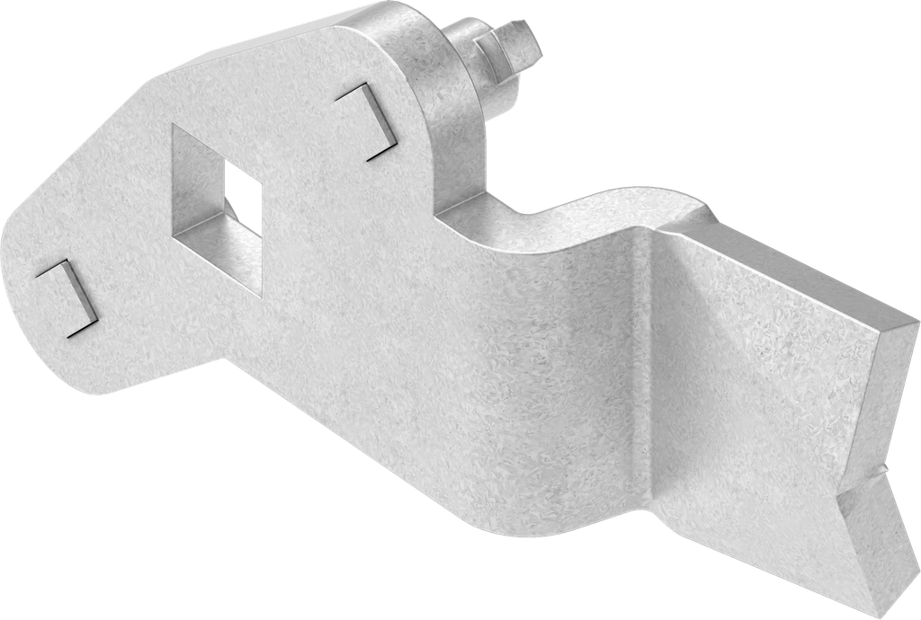 3-Point cam, left version, Steel zinc-plated
