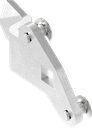 3-Point cam, right version, Steel zinc-plated
