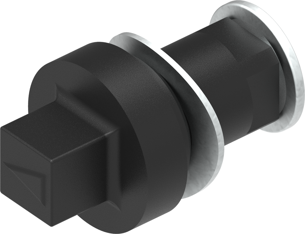 Betätigung Vierkant 7, Polyamid GF schwarz