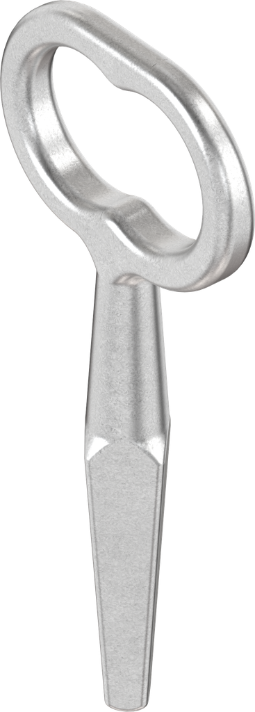 Llave para inserto cuadradillo interior 7, GTW galvanizado